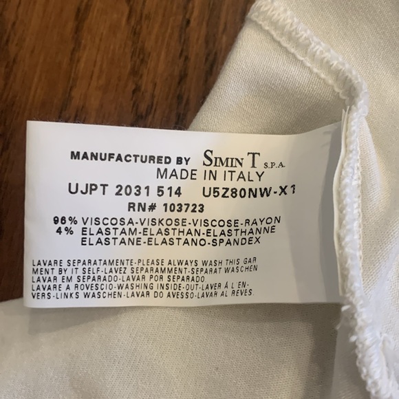 Armani Jeans sexy jersey low cut top - Picture 8 of 8